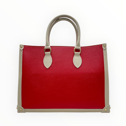 Leather shoulder bag