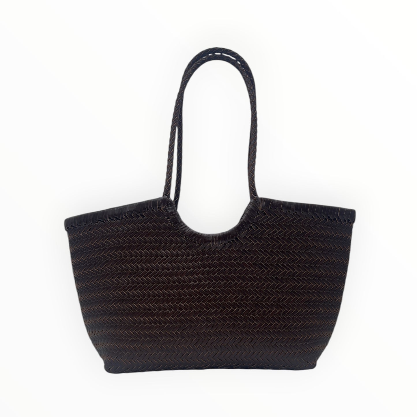 Borsa Tote in Pelle Intrecciata