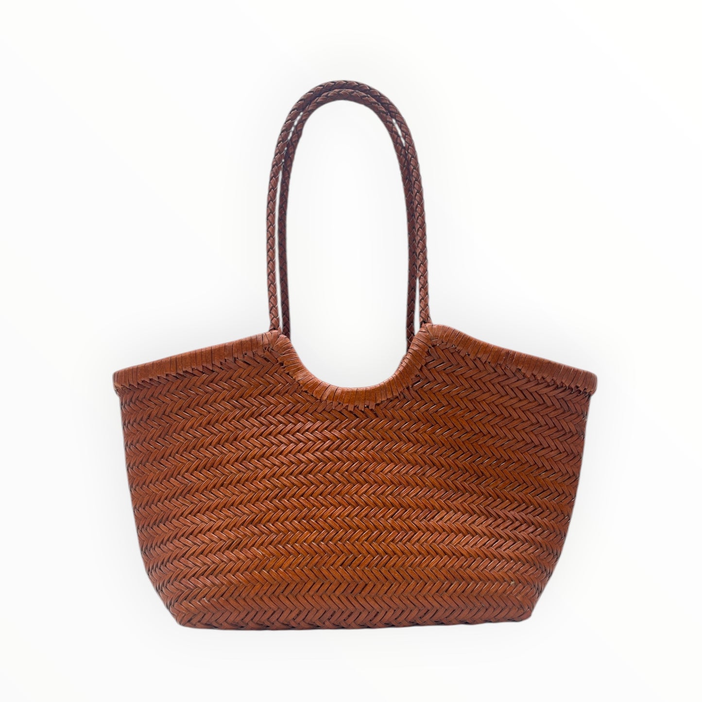 Borsa Tote in Pelle Intrecciata