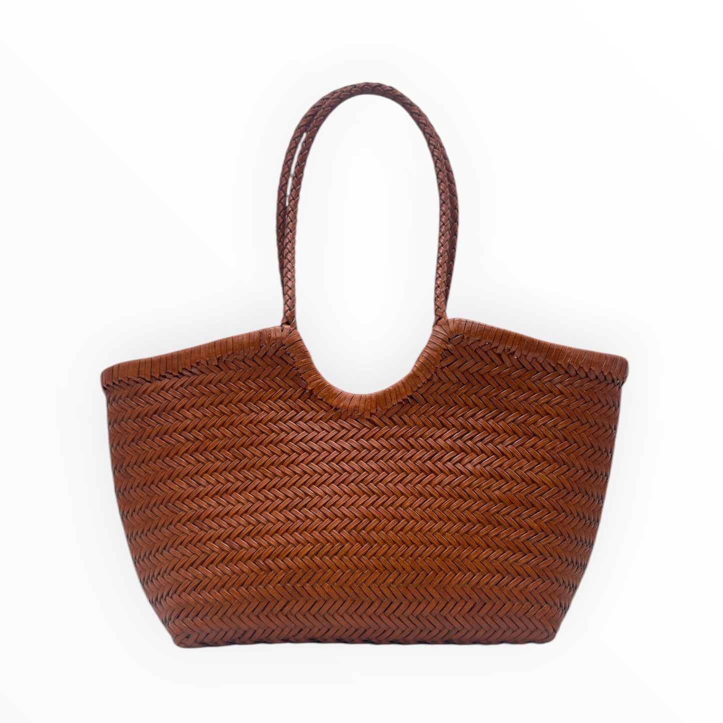 Borsa Tote in Pelle Intrecciata