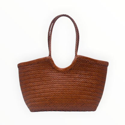 Borsa Tote in Pelle Intrecciata