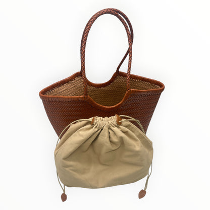 Borsa Tote in Pelle Intrecciata