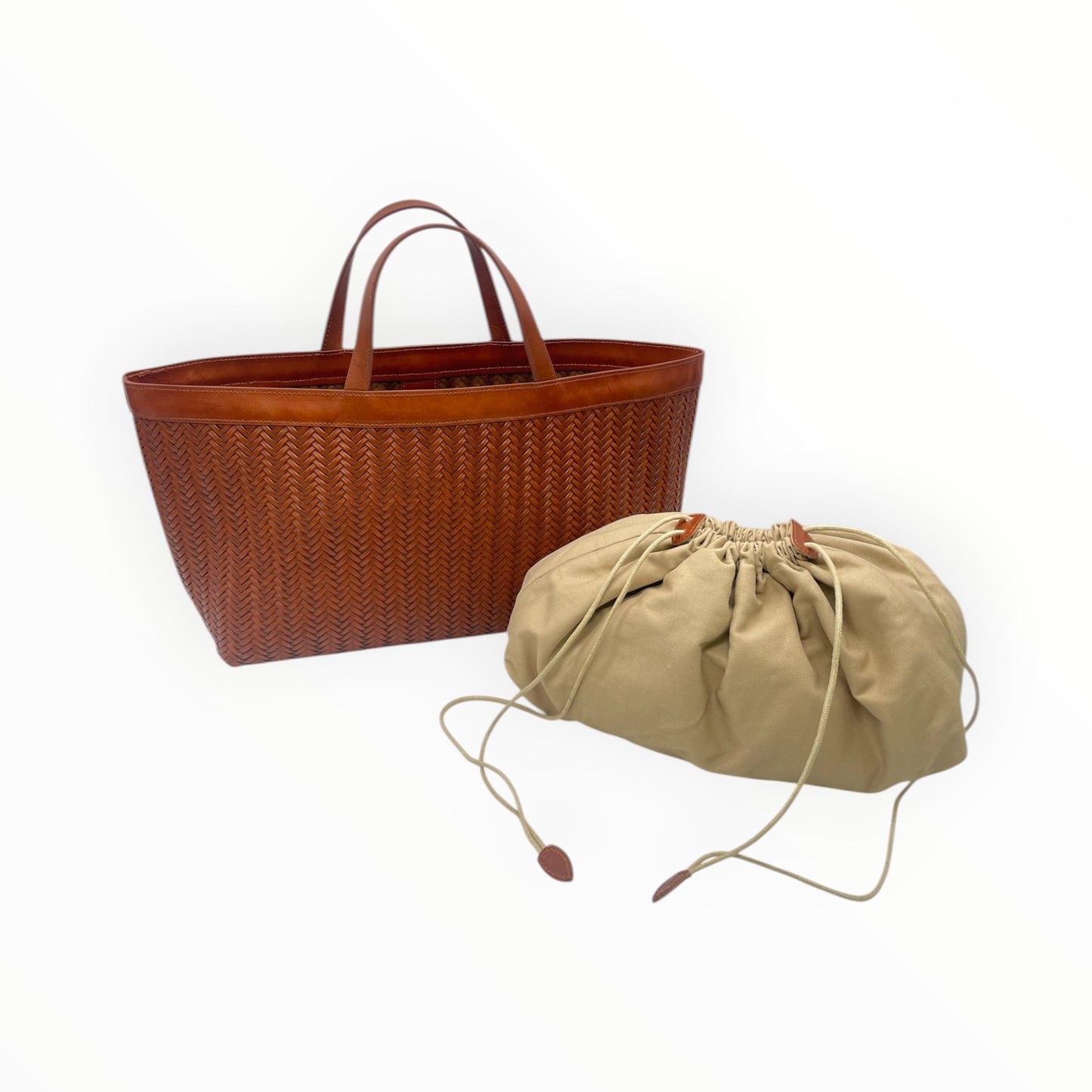 Borsa Intrecciata a Spiga